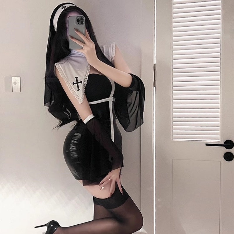 Halloween Nun dress set ppf0015