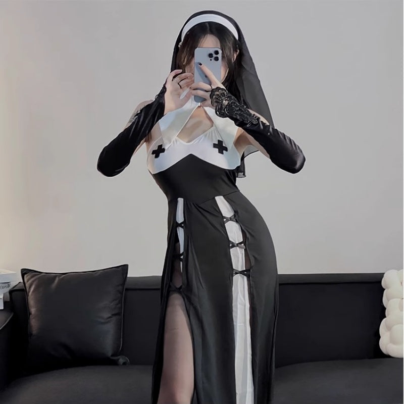 Halloween Nun dress set ppf0017