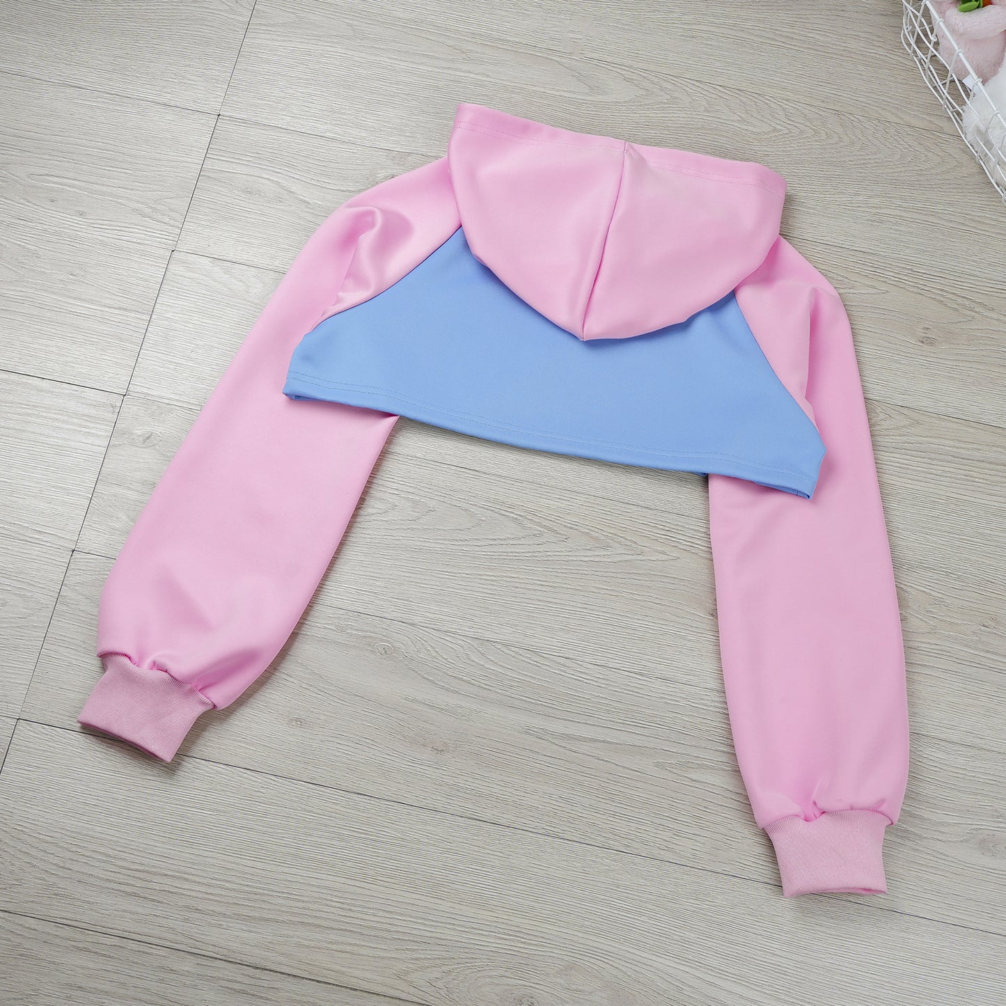 Anime Pink Gamer Girl Crop Hoodie ppf0274