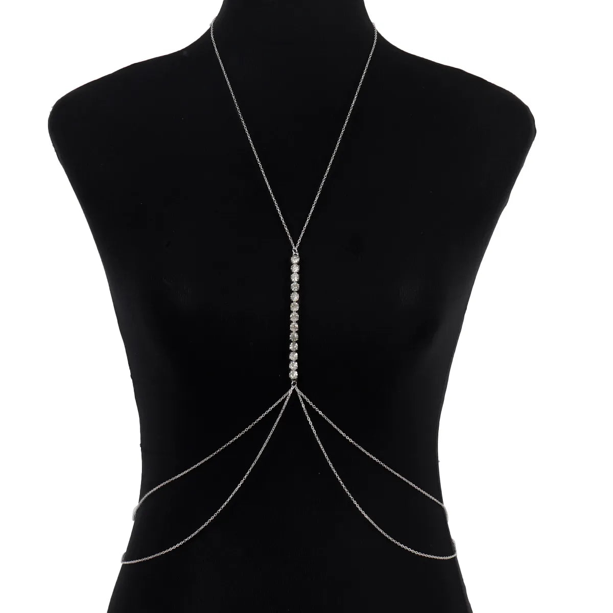 Body Chain Set for Women - Chest Chain, Waist Chain, Thigh Chain & Belly Jewelry | Adjustable Y2K Festival Body Harness, Bridal Boho Sexy Accessories (Gold/Silver) PPF0323