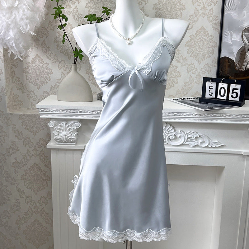 Silk suspender nightdressppf0188