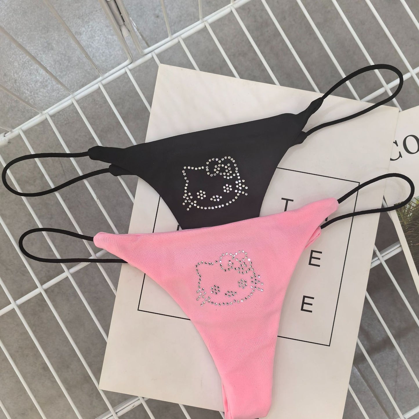 Cute kitty thong panties ppf0264