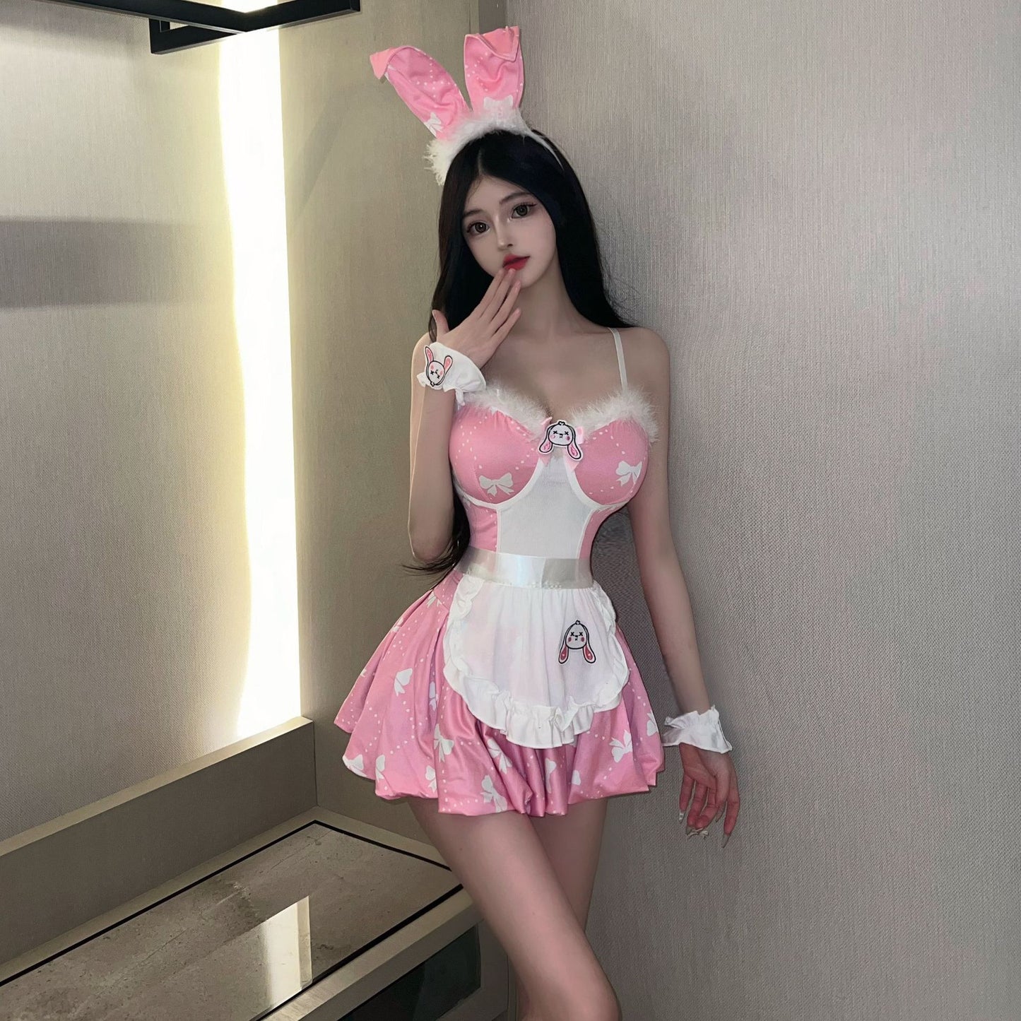 Pink bunny maid dress ppf0253