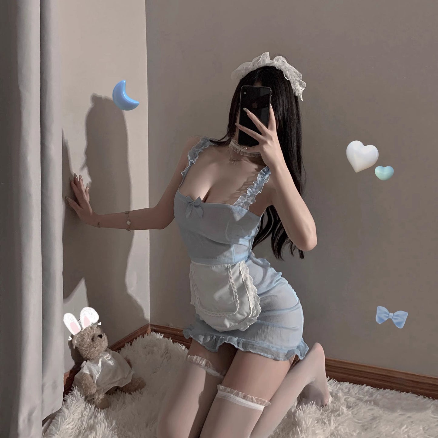 Apron maid skirt ppf0206