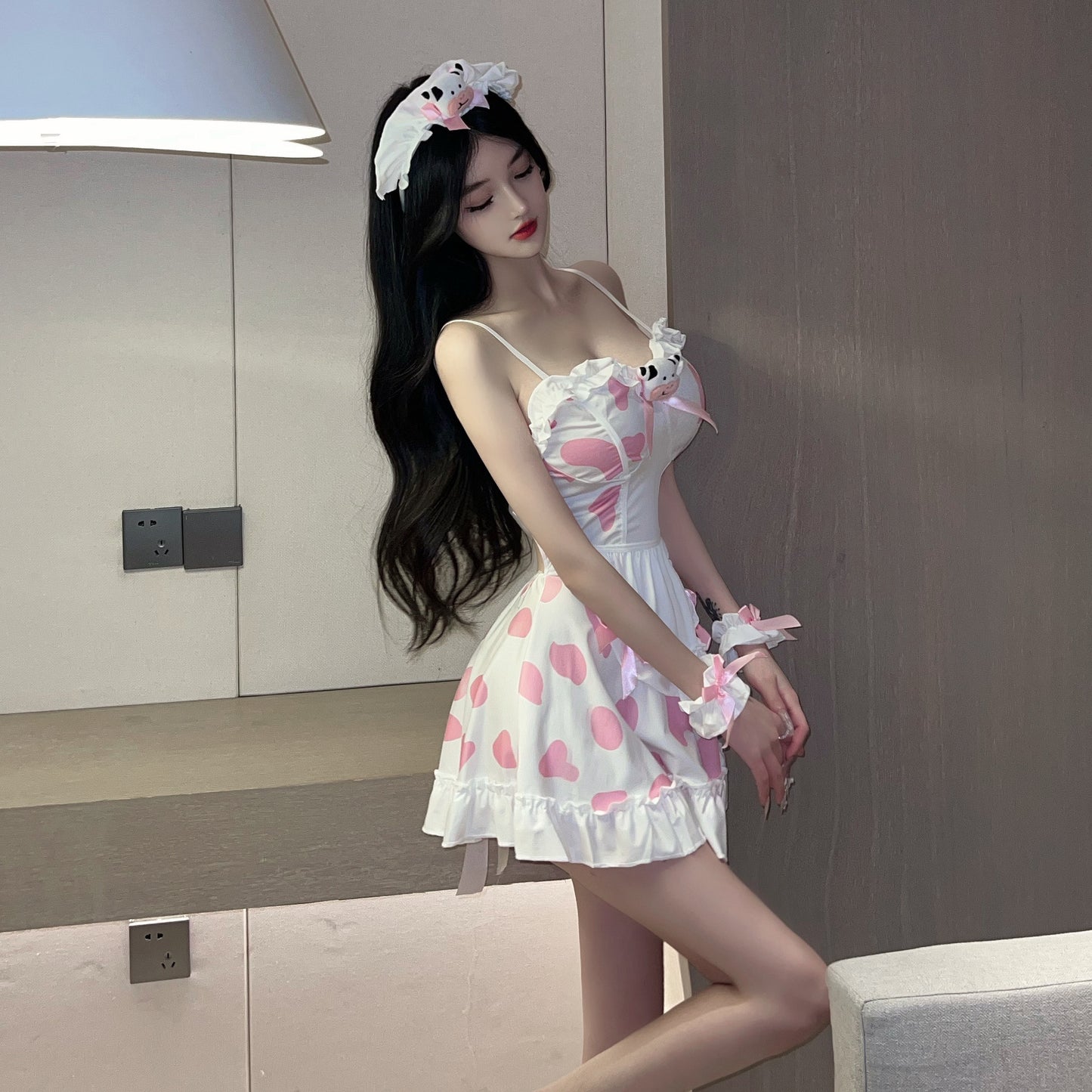 Pink cowgirl dress ppf249