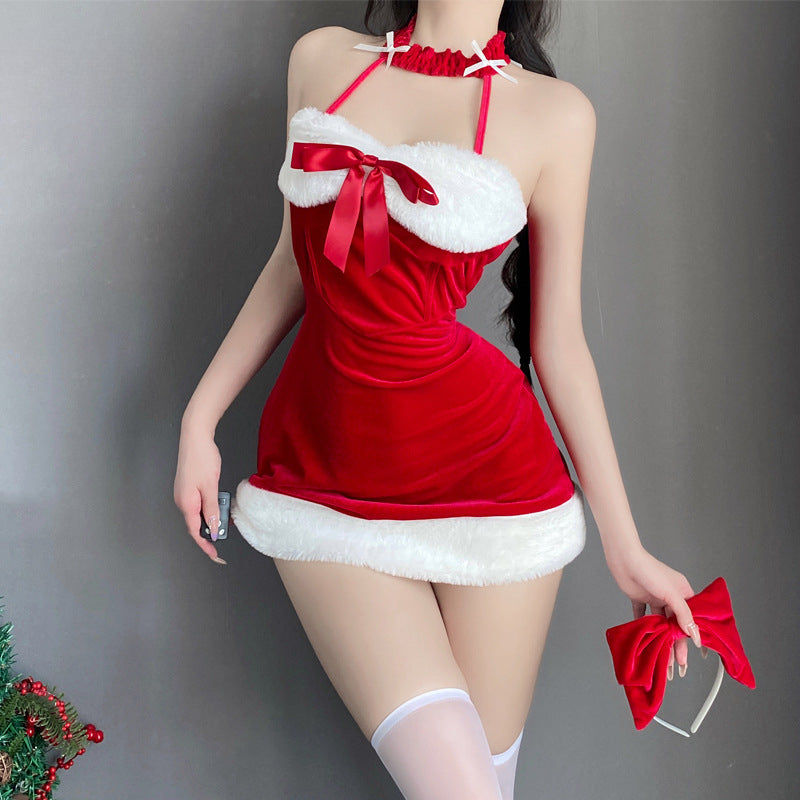 Christmas bow dress costume ppf0091