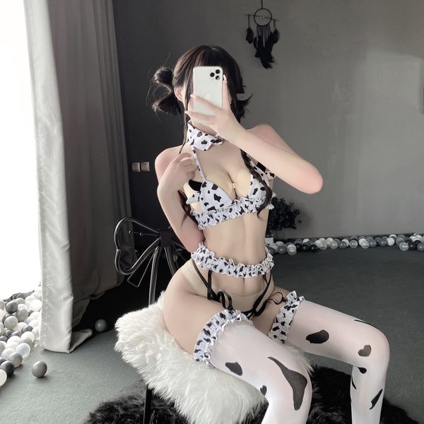 Anime Cow Cosplay Lingerie  Costume ppf0103