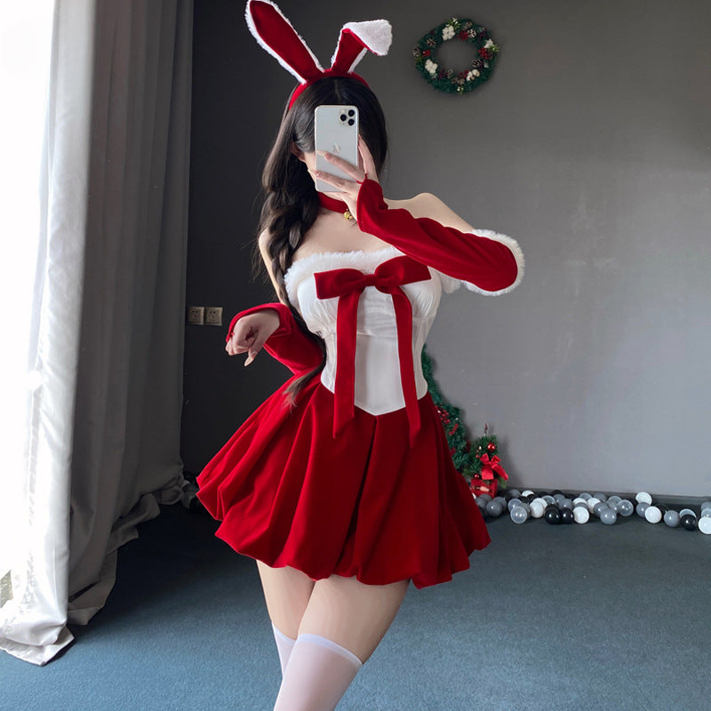 Christmas Bunnygirl  Cosplay Dress ppf0110