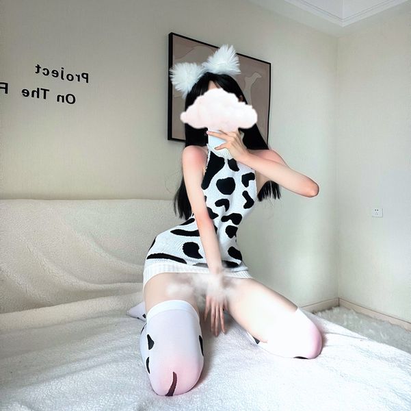 Sexy sweater cow costume ppf0126