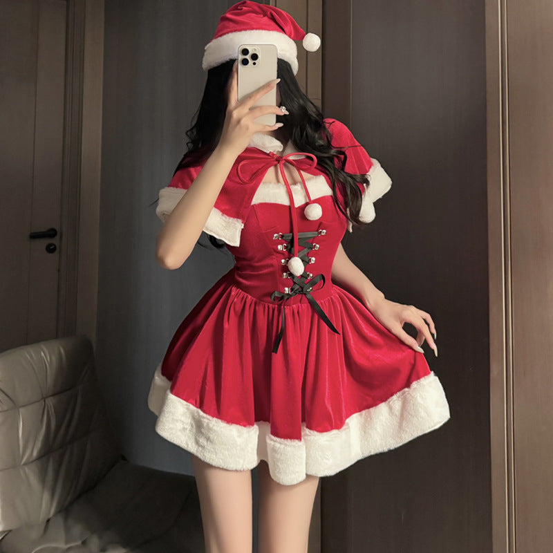 Christmas Cloak Dress Costume ppf0093