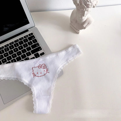 Cotton cartoon soft anime panties - Adult Hello Kitty Underwear PPF0272