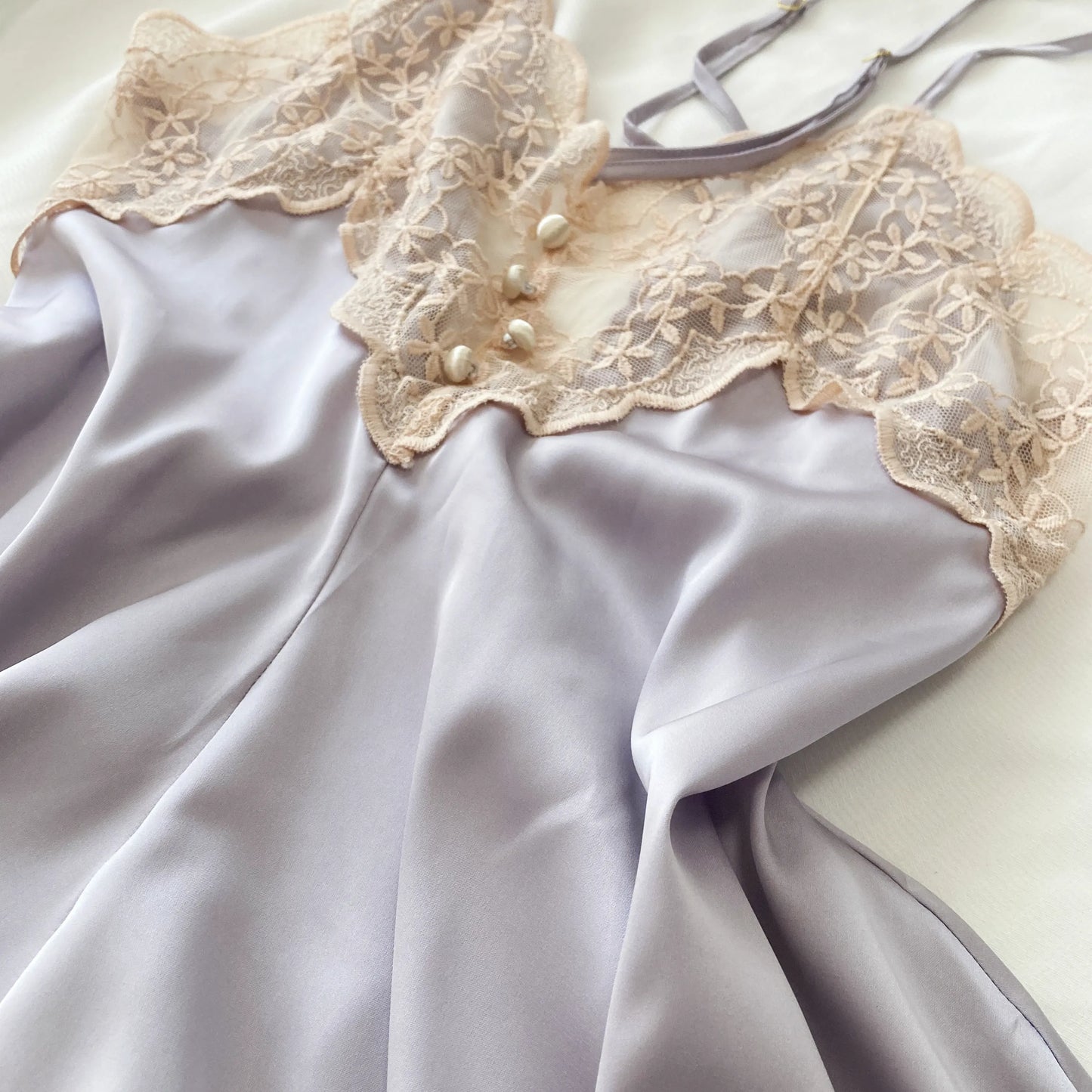 Slip Satin Lace Nightdress PPF0299