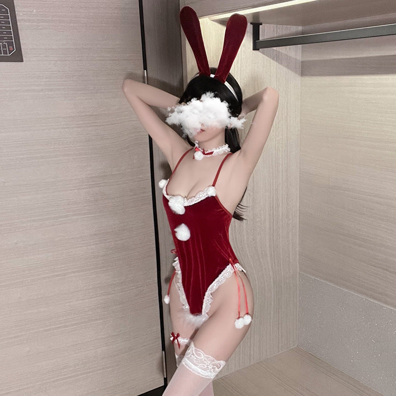 Christmas Cute BunnyGirl Bodysuit ppf0062