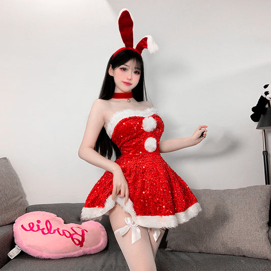 Christmas Cute BunnyGirl Dress ppf0078