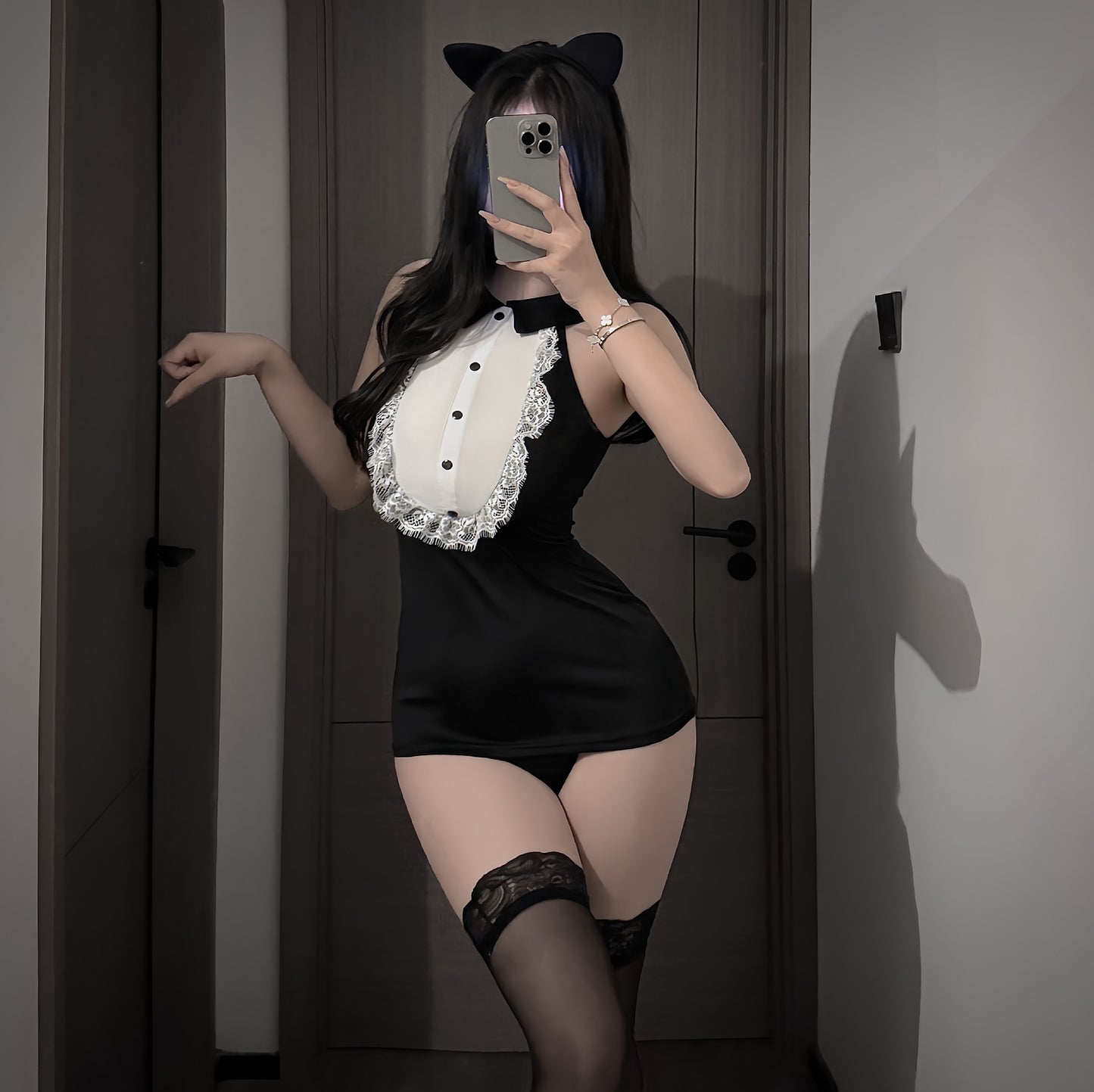 Cute cat maid  cosplay dress ppf0122