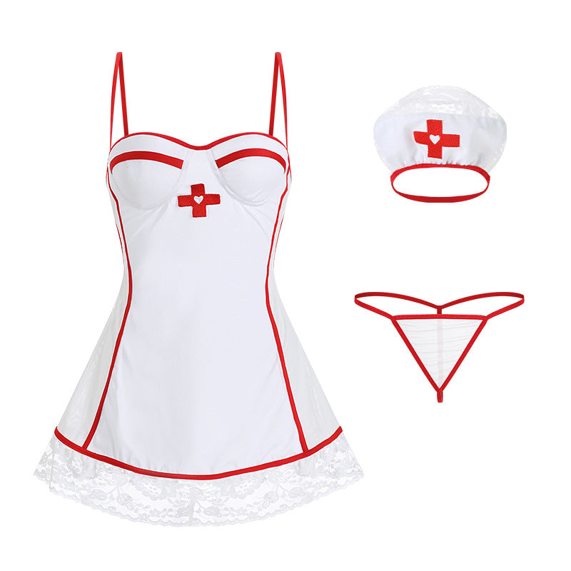 Sexy cosplay nurse dress costume ppf0077