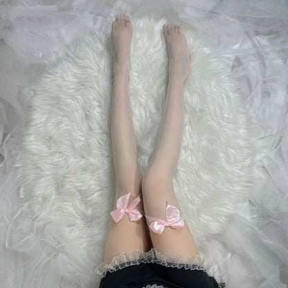 Japanese Anime School Girl Uniform Set - Pink Tartan Blouse + Pleated Skirt with Built-in Garters (Cosplay Lingerie) PPF0322