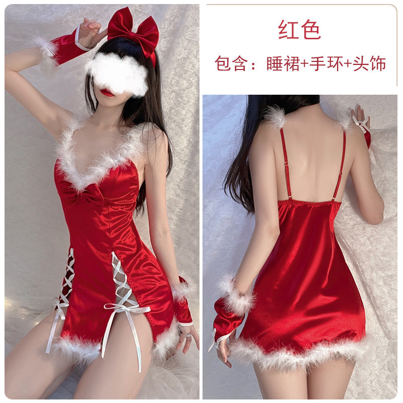 Christmas Cute Bow Dress Costume ppf0071