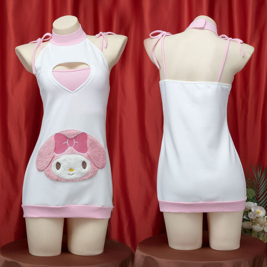 Lolita Girl Cute Rabbit Cosplay Costume ppf0116