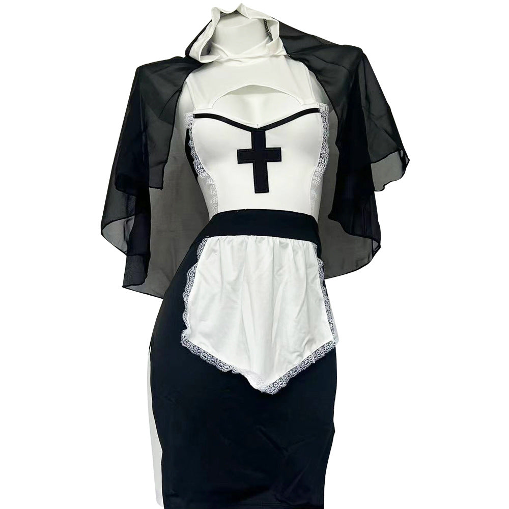 Halloween Nun dress set ppf0012