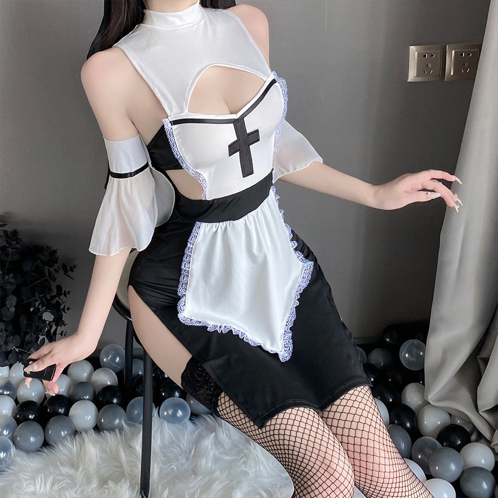 Halloween Nun dress set ppf0012