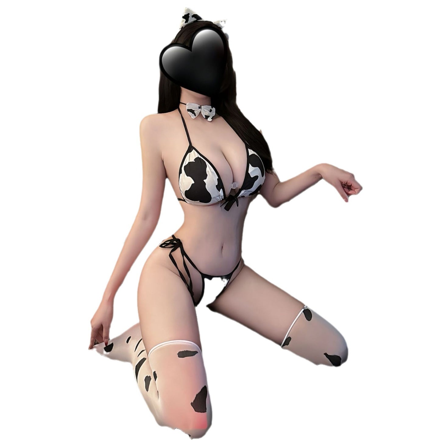 Cute cow bikini costume ppf0079