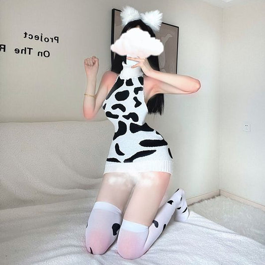 Sexy sweater cow costume ppf0126