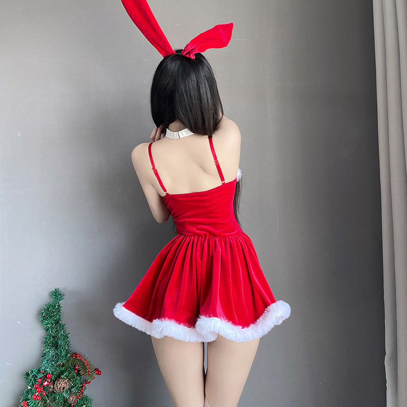 Christmas Bunny Dress Costume ppf0090